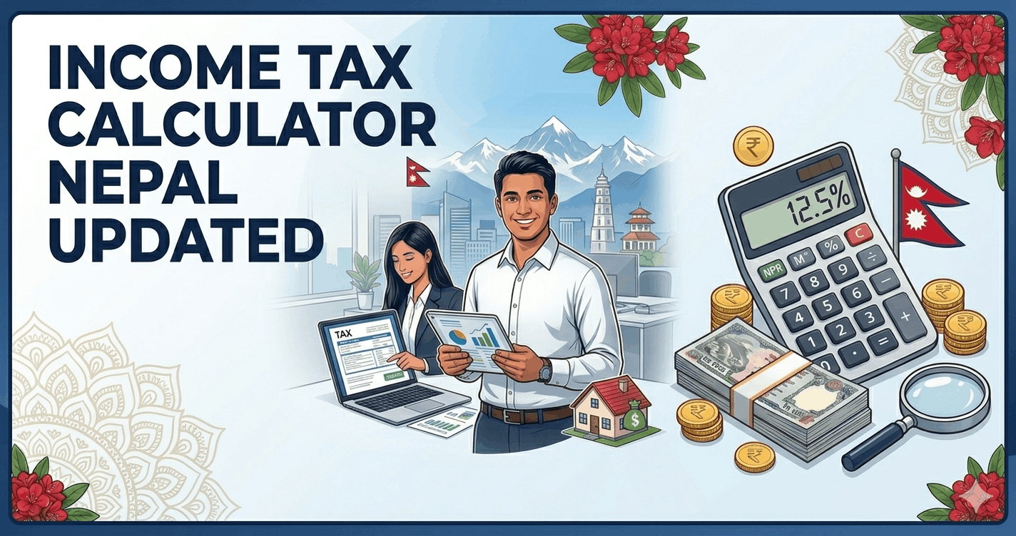 Income tax calculator Nepal — FY 2083/84 budget slabs updated